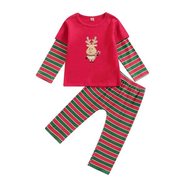 clothing sets 2021 0-4y casual kids boy christmas cartoon elk print patch long sleeve t-shirt+striped pants costume outfits 2pcs set, White
clothing sets 2021 0-4y casual kids boy christmas cartoon elk print patch long sleeve t-shirt+striped pants costume outfits 2pcs set, White