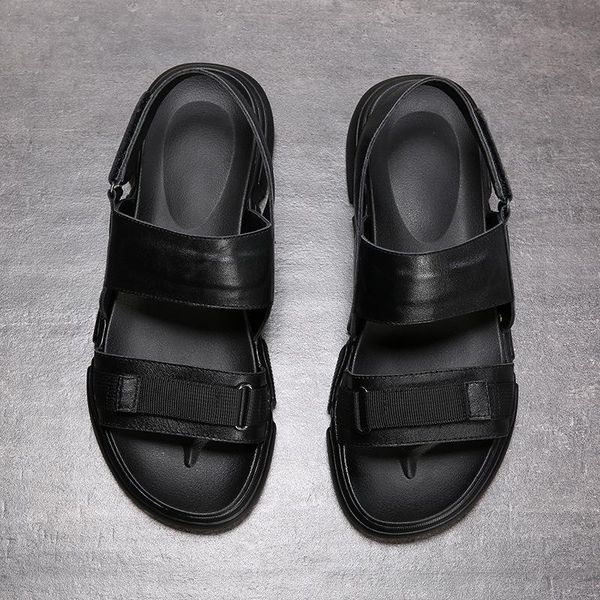 sandals 2021 summer men luxury genuine leather beach shoes leisure breathable sandalias outdoor footwear, Black
sandals 2021 summer men luxury genuine leather beach shoes leisure breathable sandalias outdoor footwear, Black