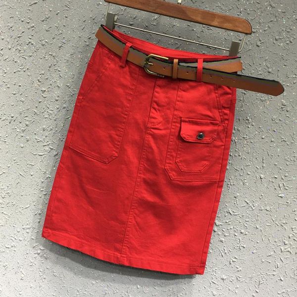 skirts 2021 korean style summer women ladies red black pockets denim pencil skirt , female woman slim skinny high waisted jean
skirts 2021 korean style summer women ladies red black pockets denim pencil skirt , female woman slim skinny high waisted jean