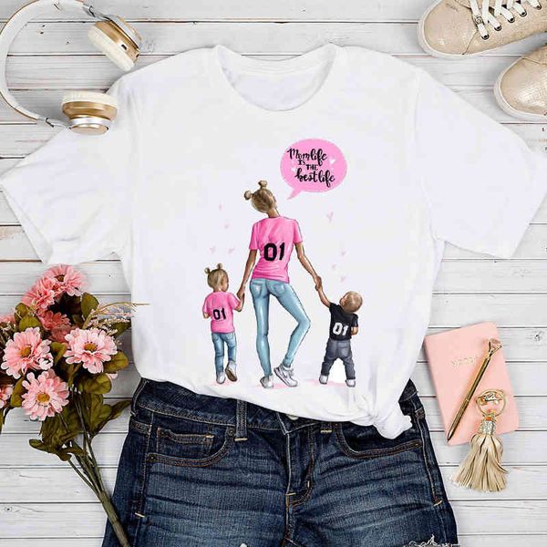 women's t-shirt t-shirts women girl boy cartoon happy life 90s mom mother mama love tshirt lady graphic female print clothes t, White
women's t-shirt t-shirts women girl boy cartoon happy life 90s mom mother mama love tshirt lady graphic female print clothes t, White