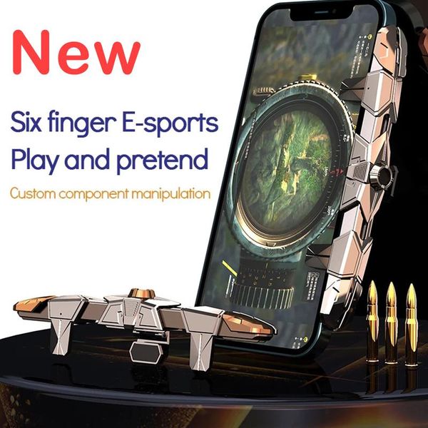 game controllers & joysticks six finger retractable trigger for pubg controller fire shooting aim key button mobile phone handle gamepad gam
game controllers & joysticks six finger retractable trigger for pubg controller fire shooting aim key button mobile phone handle gamepad gam
