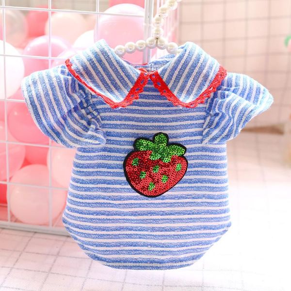 dog apparel clothes puppy teddy schnauzer pomeranian chihuahua bichon cute pet blue striped red collar strawberry shirt
dog apparel clothes puppy teddy schnauzer pomeranian chihuahua bichon cute pet blue striped red collar strawberry shirt