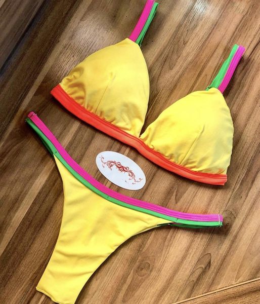 2021 ladys yellow bikini triangle solid bikinis women thong bottom micro bikini summer style swimsuit swim bathing suitsb
2021 ladys yellow bikini triangle solid bikinis women thong bottom micro bikini summer style swimsuit swim bathing suitsb
