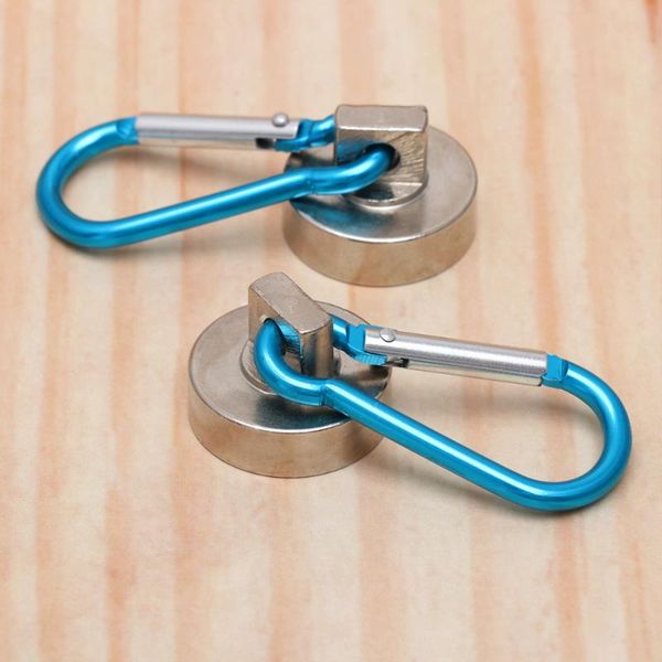 hooks & rails 2 pcs magnetic 22kg heavy duty magnet with swiveling carabiner snap hook for indoor/outdoor hanging bag kitchen gar
hooks & rails 2 pcs magnetic 22kg heavy duty magnet with swiveling carabiner snap hook for indoor/outdoor hanging bag kitchen gar