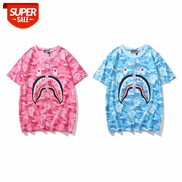 japanese tide brand shark head printing t-shirt men and women couples casual flame camouflage short-sleeved #zz52, White;black
japanese tide brand shark head printing t-shirt men and women couples casual flame camouflage short-sleeved #zz52, White;black