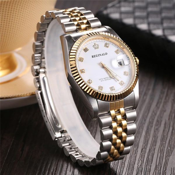 wristwatches 2021 men watch reginald mens watches quartz stainless steel 30m waterproof reloj de hombre, Slivery;brown
wristwatches 2021 men watch reginald mens watches quartz stainless steel 30m waterproof reloj de hombre, Slivery;brown