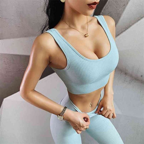 8 colors 2 piece women workout clothes seamless high waist sport leggings+sports bra sports suits gym clothing athletic yoga set 210813, Gray
8 colors 2 piece women workout clothes seamless high waist sport leggings+sports bra sports suits gym clothing athletic yoga set 210813, Gray