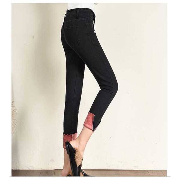 plus velvet jeans women casual pants high waist elastic pencil fashion denim trousers winter warm size 663a women's, Blue
plus velvet jeans women casual pants high waist elastic pencil fashion denim trousers winter warm size 663a women's, Blue
