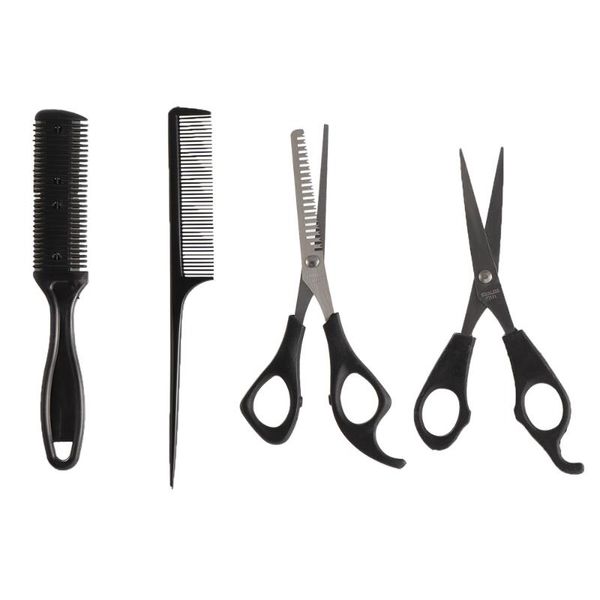 hair scissors 4pcs salon professional barber hairdressing set cutting comb thinning shears flat teeth styling tools
hair scissors 4pcs salon professional barber hairdressing set cutting comb thinning shears flat teeth styling tools