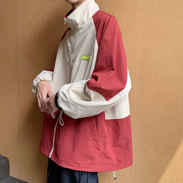 patchwork 2021 men korean casual jacket autumn man loose windbreaker coats streetwear male jackets coat men's, Black;brown
patchwork 2021 men korean casual jacket autumn man loose windbreaker coats streetwear male jackets coat men's, Black;brown