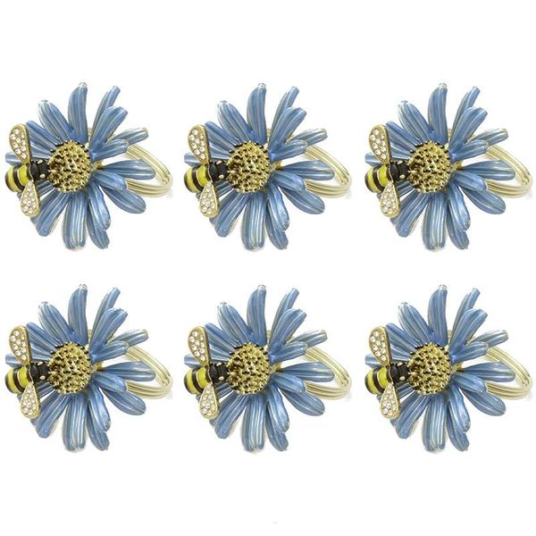 napkin rings daisy flower ring-6-piece metal bee holder,for wedding, dinner party and daily table decoration
napkin rings daisy flower ring-6-piece metal bee holder,for wedding, dinner party and daily table decoration