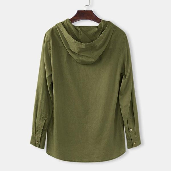 men's casual shirts 2021 streetwear vintage mens solid hooded shirt cotton linen loose jumper for men autumn fashion long sleeve hoodi, White;black
men's casual shirts 2021 streetwear vintage mens solid hooded shirt cotton linen loose jumper for men autumn fashion long sleeve hoodi, White;black