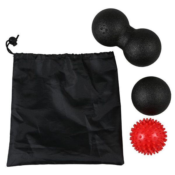 massage ball set 1 lacrosse + double spiky for trigger point therapy - release tight muscles yoga balls
massage ball set 1 lacrosse + double spiky for trigger point therapy - release tight muscles yoga balls