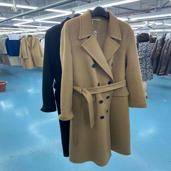 women's wool & blends 2021 winter korean handmade double breasted lacing belt size long black 70% coat women casual woolen overcoat
women's wool & blends 2021 winter korean handmade double breasted lacing belt size long black 70% coat women casual woolen overcoat