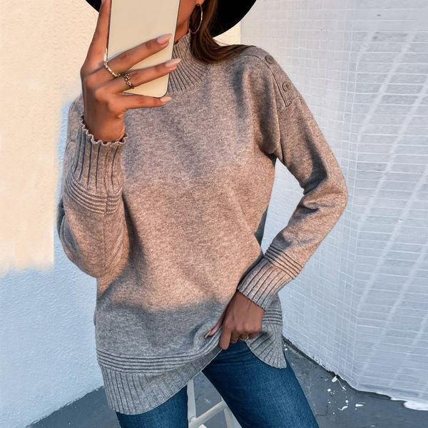women's blouses & shirts casual loose knitted sweater autumn long sleeve turtle neck solid color jumper ladies blouse, White
women's blouses & shirts casual loose knitted sweater autumn long sleeve turtle neck solid color jumper ladies blouse, White