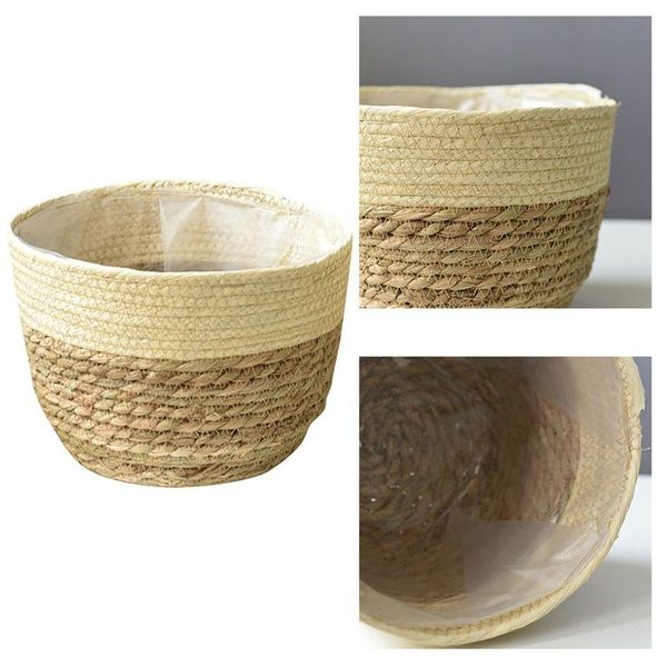 storage baskets woven straw flowerpot round flower basket plant potted home decor
storage baskets woven straw flowerpot round flower basket plant potted home decor