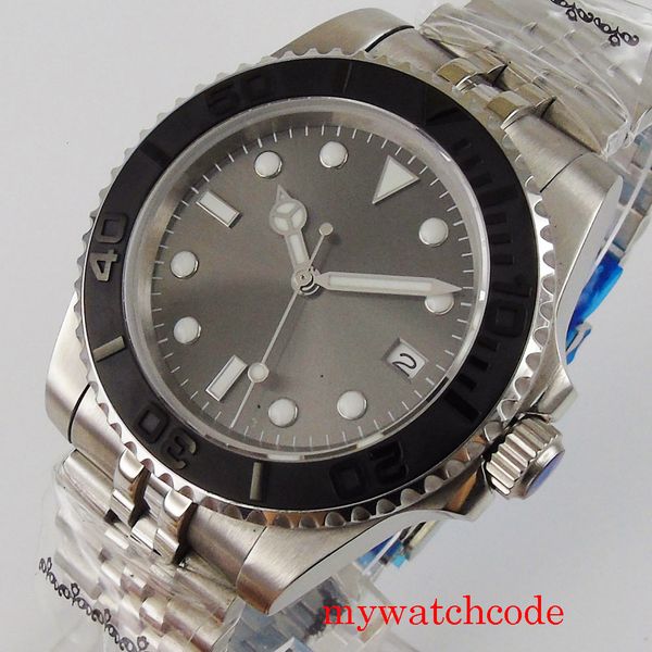 40mm bliger sterile grey dial nh35 mechanical automatic but watch auto date sapphire glass jubilee bracelet screw crown, Slivery;brown
40mm bliger sterile grey dial nh35 mechanical automatic but watch auto date sapphire glass jubilee bracelet screw crown, Slivery;brown