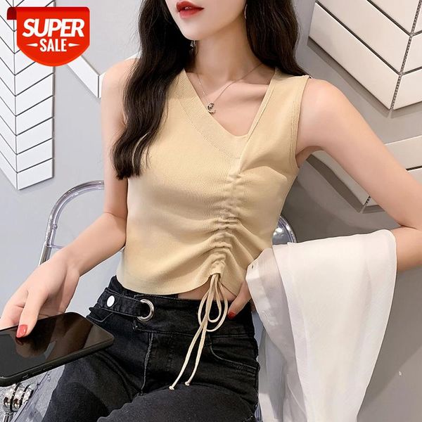 2021 summer crop women diagonal collar shirring drawstring tank korean elastic sleeveless office lady women #up35, White
2021 summer crop women diagonal collar shirring drawstring tank korean elastic sleeveless office lady women #up35, White