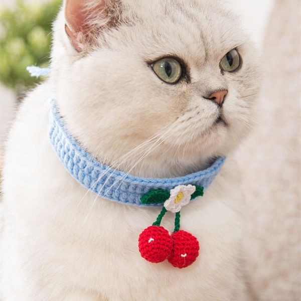cat collars & leads pet cherry bells knitted woolen and puppy accessories handmade headgear for pets
cat collars & leads pet cherry bells knitted woolen and puppy accessories handmade headgear for pets