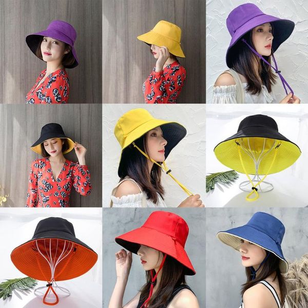 fashion women wide brim breathable double-sided usable sun hat fisherman's anti-ultraviolet hats, Blue;gray
fashion women wide brim breathable double-sided usable sun hat fisherman's anti-ultraviolet hats, Blue;gray