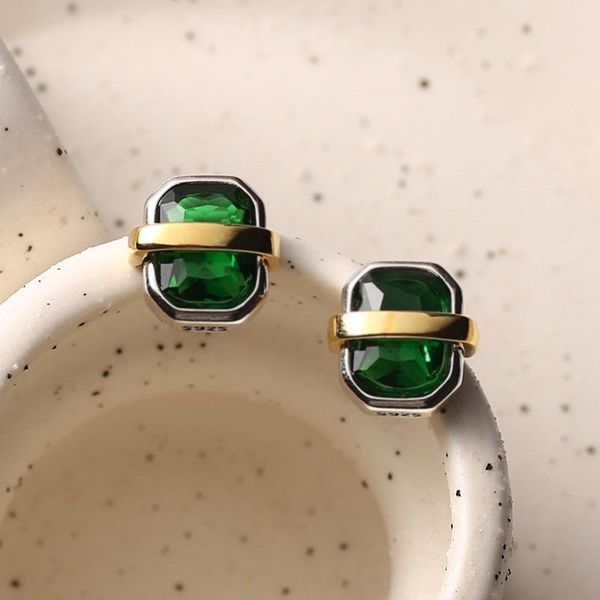 stud semorilry real 925 sterling silver square earrings for women cut green crystal two color simple earring 2022 luxury jewelry, Golden;silver
stud semorilry real 925 sterling silver square earrings for women cut green crystal two color simple earring 2022 luxury jewelry, Golden;silver