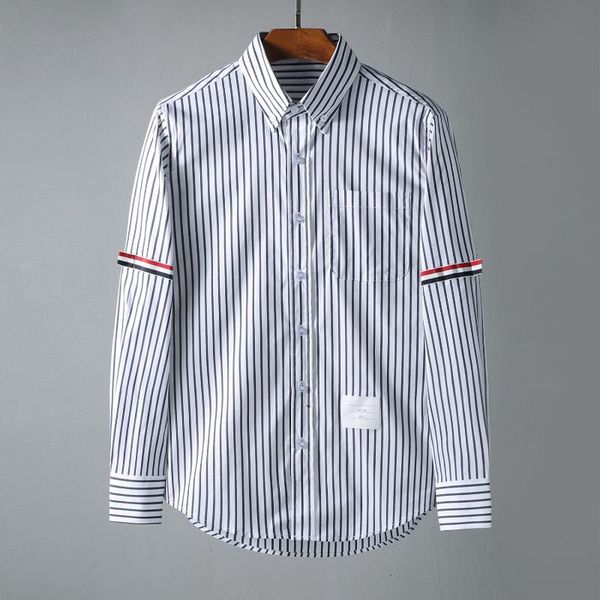 men's casual shirts 2021 men oxford classic colorful striped fashion cotton shirt pocket long-sleeves 2xl d109, White;black
men's casual shirts 2021 men oxford classic colorful striped fashion cotton shirt pocket long-sleeves 2xl d109, White;black