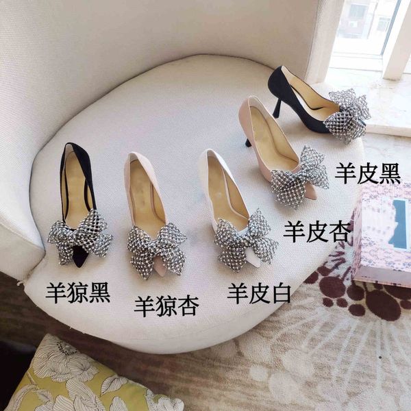 women's shoes fashion 2021 high heels black sheep leather rhinestone bow pointed stiletto single sandals 8.5cm
women's shoes fashion 2021 high heels black sheep leather rhinestone bow pointed stiletto single sandals 8.5cm