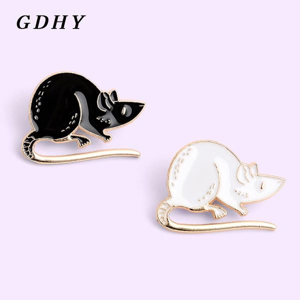 pins, brooches gdhl black white rats enamel pin custom mouse animal badge bag shirt lapel buckle simple jewelry gift for friends, Gray
pins, brooches gdhl black white rats enamel pin custom mouse animal badge bag shirt lapel buckle simple jewelry gift for friends, Gray