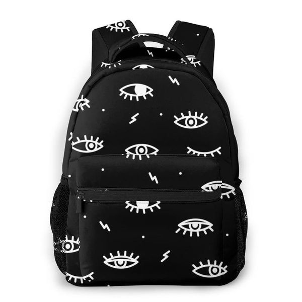backpack women fashion male travel mens bag large lapshopping eyes black and white print
backpack women fashion male travel mens bag large lapshopping eyes black and white print