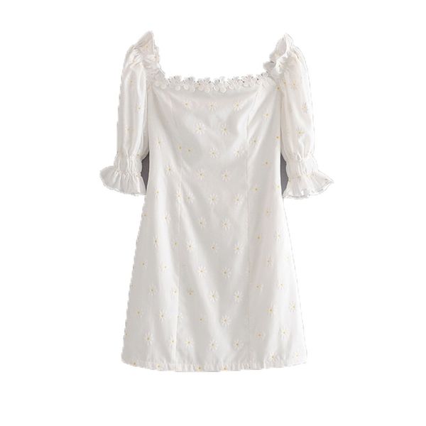 summer puff sleeve mini dress female lace neckline white cute sweat elegant fashion 210524, Black;gray
summer puff sleeve mini dress female lace neckline white cute sweat elegant fashion 210524, Black;gray