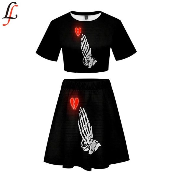 two piece dress 3d harajuku kpop modis juice wrld set short skirt suit sleeve t-shirt and girl summer, White
two piece dress 3d harajuku kpop modis juice wrld set short skirt suit sleeve t-shirt and girl summer, White