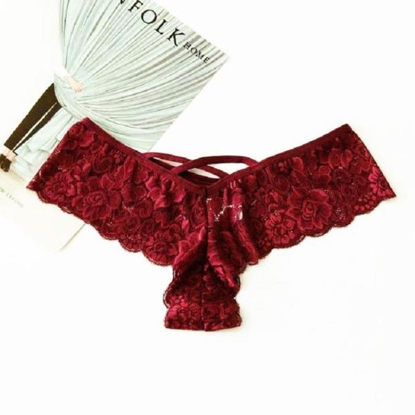 women's panties thong lingerie femme underwear briefs hollow out low-rise lace solid women transparent multicolor wine red, Black;pink
women's panties thong lingerie femme underwear briefs hollow out low-rise lace solid women transparent multicolor wine red, Black;pink