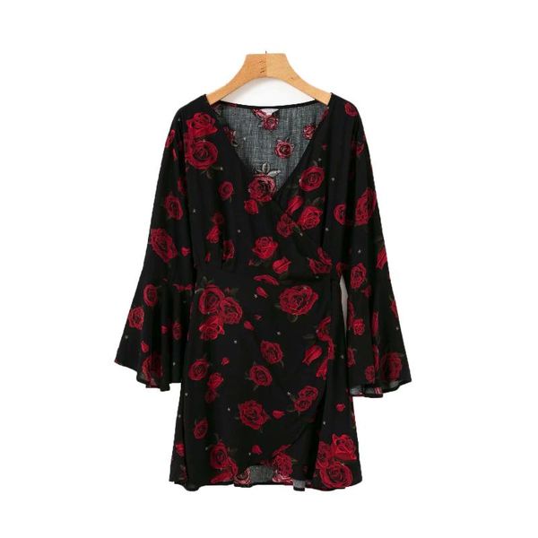 casual dresses dress women valentine plus size gothic elegant rose printed sleeve vintage clothes fashion flare, Black;gray
casual dresses dress women valentine plus size gothic elegant rose printed sleeve vintage clothes fashion flare, Black;gray