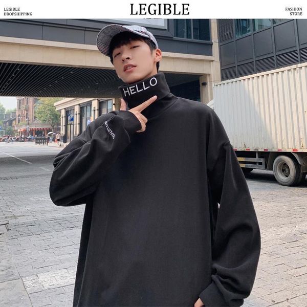 men's hoodies & sweatshirts printed letter men autumn hoodie korean loose pullovers casual, Black
men's hoodies & sweatshirts printed letter men autumn hoodie korean loose pullovers casual, Black