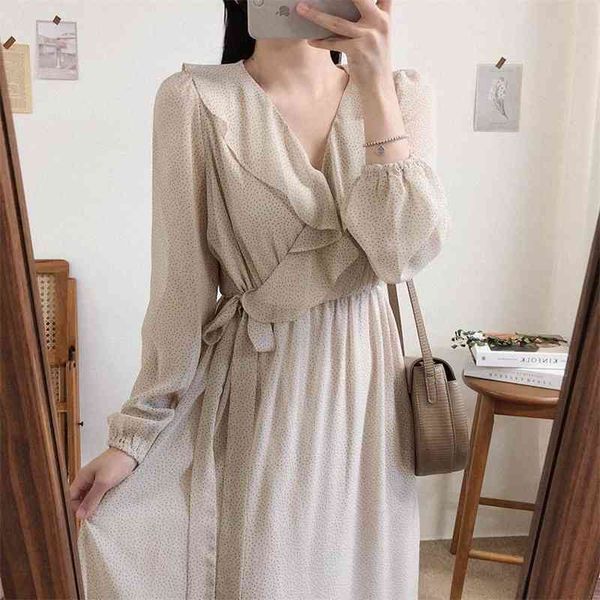 casual dresses design korea japan style chic fashion women spring autumn cute sweet preppy girls polka dot long maxi h2gm, Black;gray
casual dresses design korea japan style chic fashion women spring autumn cute sweet preppy girls polka dot long maxi h2gm, Black;gray
