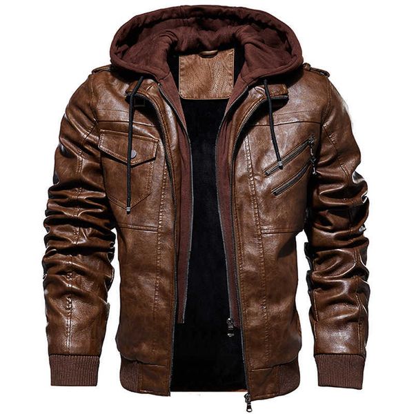 winter jacket men military outerwear fleece tactical leather jackets mens fashion biker motorcycle pu coats jaqueta masculino 210924, Black;brown
winter jacket men military outerwear fleece tactical leather jackets mens fashion biker motorcycle pu coats jaqueta masculino 210924, Black;brown