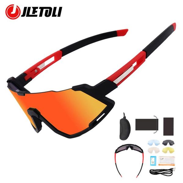 outdoor eyewear jletoli anti-uv pochromic cycling sunglasses polarized sports glasses protection goggles 5 lens gafas ciclismo
outdoor eyewear jletoli anti-uv pochromic cycling sunglasses polarized sports glasses protection goggles 5 lens gafas ciclismo