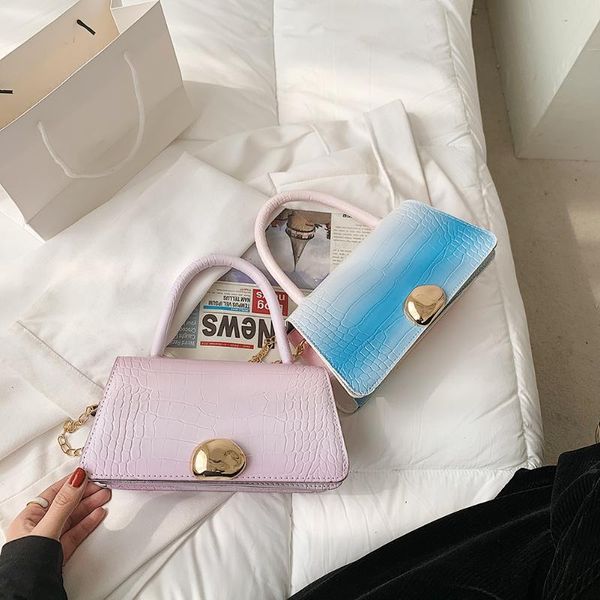 fashion pu leather shoulder bags gradient color alligator pattern crossbody messenger bag ladies vintage chain flap small purse
fashion pu leather shoulder bags gradient color alligator pattern crossbody messenger bag ladies vintage chain flap small purse