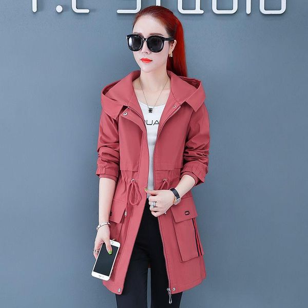 women's trench coats weihaobang 2021 spring autumn large hooded windbreaker medium long casual sleeve coat wear, Tan;black
women's trench coats weihaobang 2021 spring autumn large hooded windbreaker medium long casual sleeve coat wear, Tan;black