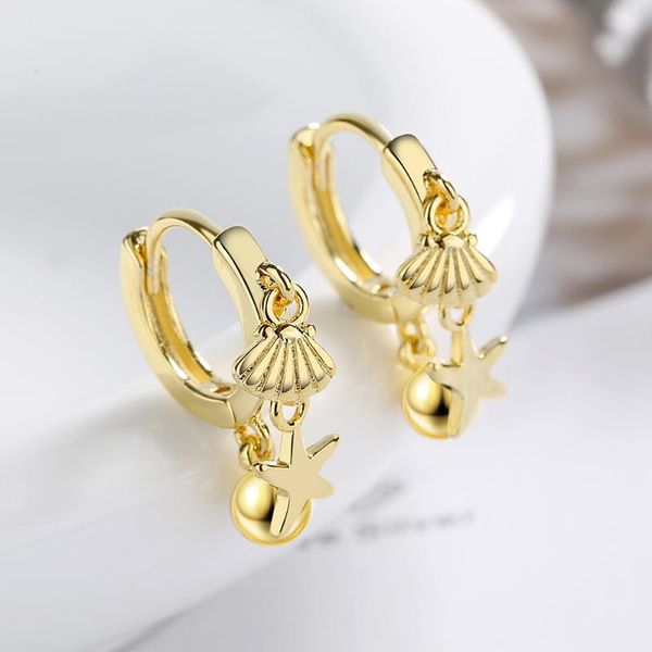 stud 925 sterling silver tassel star shell round bead charm earrings for women girls party fashion jewelry pendientes eh030, Golden;silver
stud 925 sterling silver tassel star shell round bead charm earrings for women girls party fashion jewelry pendientes eh030, Golden;silver