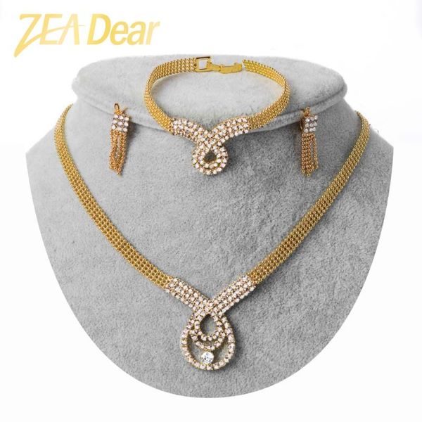 earrings & necklace zeadear jewelry sets bohemia collar gold planted bracelet lady women romantic anniversary gift, Silver
earrings & necklace zeadear jewelry sets bohemia collar gold planted bracelet lady women romantic anniversary gift, Silver