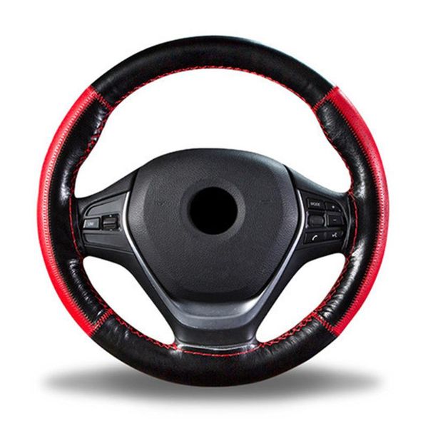steering wheel covers 1pcs car braid cover soft texture with needles and thread artificial leather styling
steering wheel covers 1pcs car braid cover soft texture with needles and thread artificial leather styling