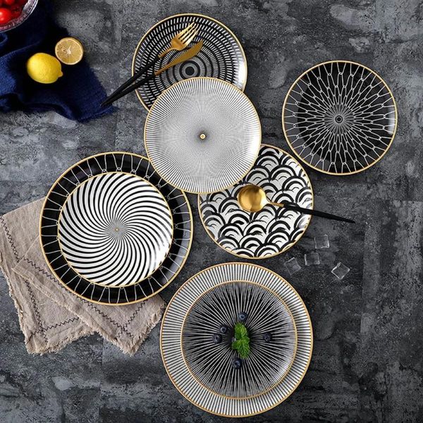 dishes & plates european-style geometric series ceramic breakfast plate western steak flat dish fruit decoration hanging
dishes & plates european-style geometric series ceramic breakfast plate western steak flat dish fruit decoration hanging