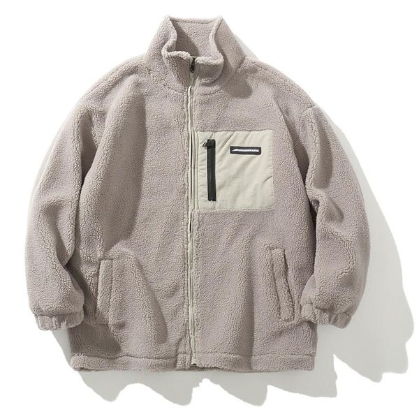 men's jackets 2021 harajuku streetwear lambswool jacket solid color plush padded men hip hop korean winter fashion couple oversized war, Black;brown
men's jackets 2021 harajuku streetwear lambswool jacket solid color plush padded men hip hop korean winter fashion couple oversized war, Black;brown