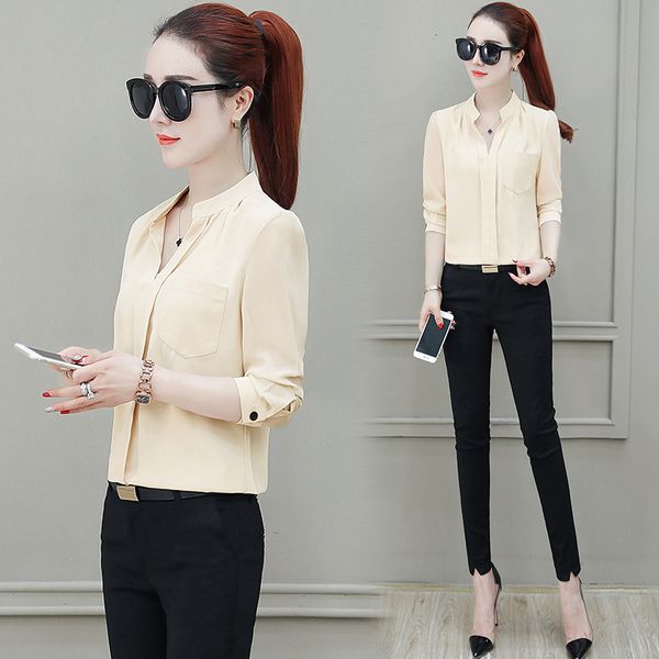 two piece dress shirt women's sets spring summer chiffon shirt + belt trousers casual two-piece set l28 664x, White
two piece dress shirt women's sets spring summer chiffon shirt + belt trousers casual two-piece set l28 664x, White