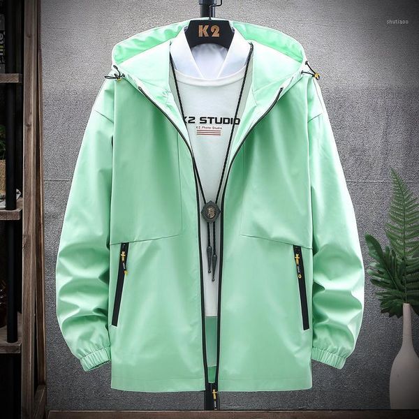 men's jackets 2021 hooded jacket spring autumn casual solid streetwear coat slim zipper windbreaker clothing plus size m-4xl, Black;brown
men's jackets 2021 hooded jacket spring autumn casual solid streetwear coat slim zipper windbreaker clothing plus size m-4xl, Black;brown