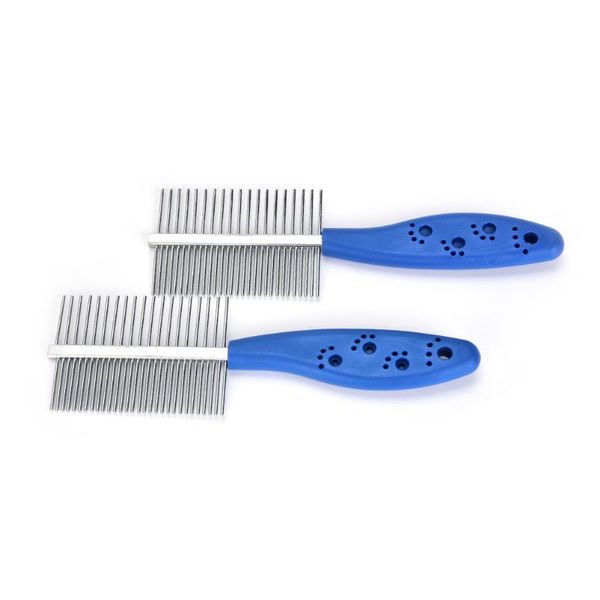 stainless steel pet dog cat combs long thick hair fur shedding remove rake comb grooming brush
stainless steel pet dog cat combs long thick hair fur shedding remove rake comb grooming brush