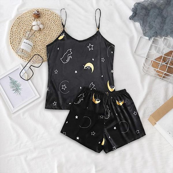 fashion pajamas printed simple summer womens sleepwears soft home wear shorts set 2 pieces clothes pyjamas plus, Black;red
fashion pajamas printed simple summer womens sleepwears soft home wear shorts set 2 pieces clothes pyjamas plus, Black;red