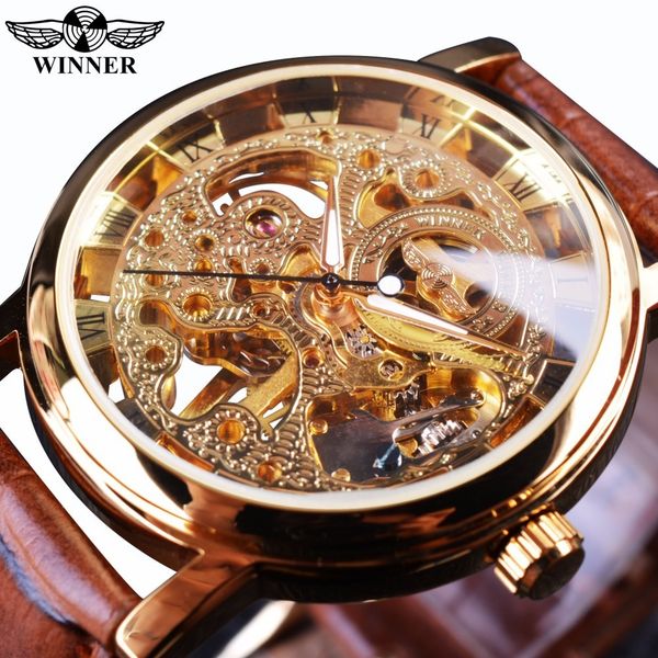 winner men's mechanical watch fashion leisure roman belt hollow wrist manual, Slivery;brown
winner men's mechanical watch fashion leisure roman belt hollow wrist manual, Slivery;brown