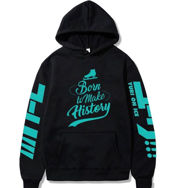 men's hoodies & sweatshirts harajuku yuri on ice to make history anime men japan manga skates graphics fashion hip hop long sleeve, Black
men's hoodies & sweatshirts harajuku yuri on ice to make history anime men japan manga skates graphics fashion hip hop long sleeve, Black